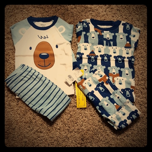 Carter's Other - Carter's NWT boy bear 4 piece pajamas
